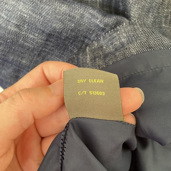 Taylor denim ruffle collar sheath dress - Picture 5 of 6